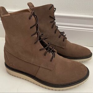 Casbia Italian Brown Suede Lace up Boots- size 40
